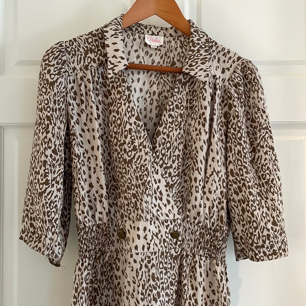 Parker dress, size 4, mini dress, 100% silk